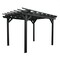 Highwood Usa Bodhi 10 x 12 Poly Outdoor Pergola Gazebo AD-PGLA1012-BKE - alternate 1